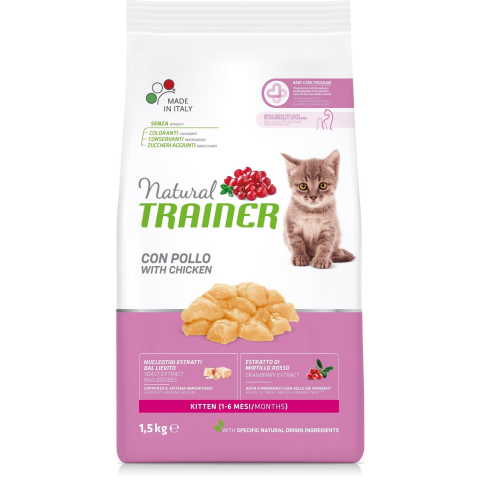 1,5kg Kitten Trainer Natuurlijk droogvoer voor kittens