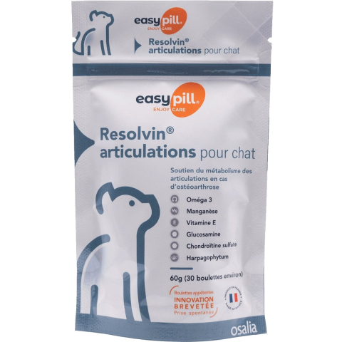 60x2g Easypill Resolvin Joints voor Katten