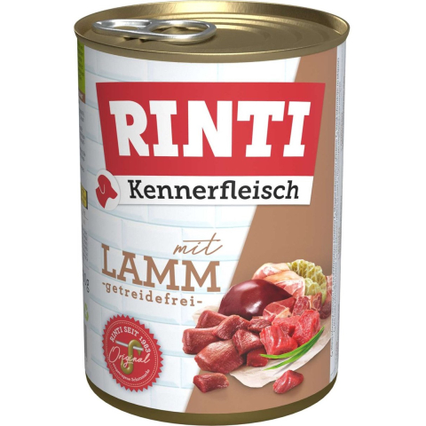 12x400g "Kennerfleisch" Mix (3 Smaken) Rinti Hondenvoer