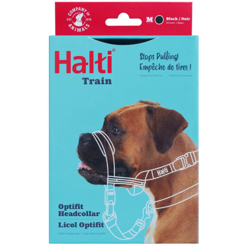 Halti Optifit hoofdbanden maat M voor honden