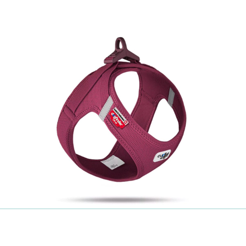 Curli Vest harnas Clasp Air-Mesh, robijnrode maat S: 38,3-43, 3cm hond