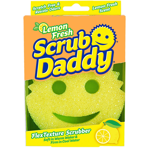 Scrub Daddy lemon fresh - schoonmaakspons - frisse citroen geur