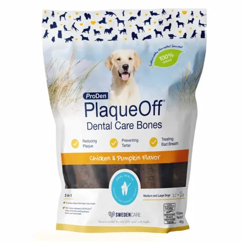 PlaqueOff - DENTAL BONES CHICKEN & PUMPKIN 480gr - (721.0045)