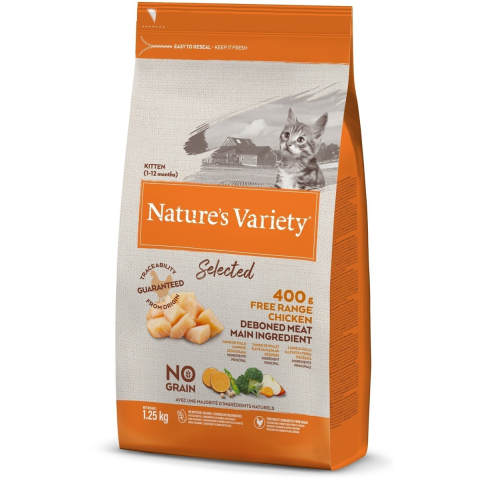 Nature's Variety Selected Kitten Scharrelkip - 1,25 kg