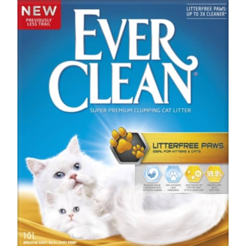 10l Ever Clean® Litterfree Paws Klonterende Kattenbakvulling Kat