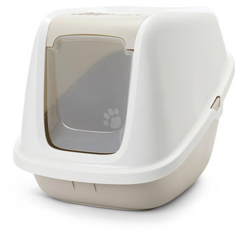 Savic Nestor Giant Kattenbak - wit / mokka