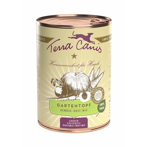 Terra Canis Tuinpannetje, Groente-Fruit-Mix - 6 x 400 g
