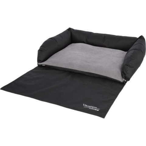 Kerbl Pet bootkussen, zwart/grijs 80x60cm hond
