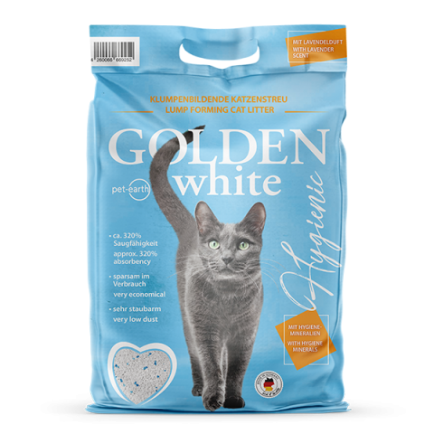 14kg Golden White Kattenbakvulling Betoniet