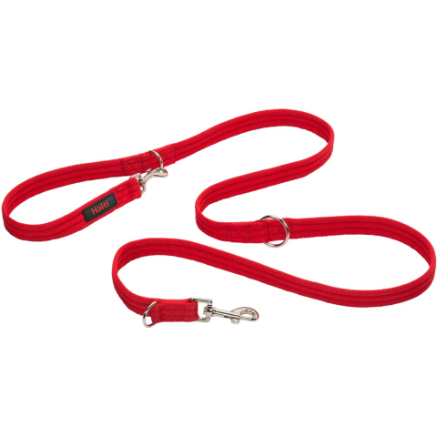 HALTI Trainingslijn - 200 cm lang, 25 mm breed, rood