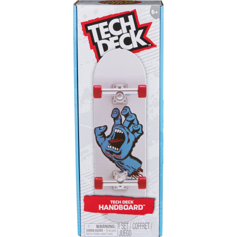 Tech Deck - santa cruz handboard authentieke miniskateboard - alleen voor gebruik met de hand