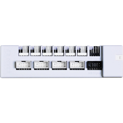 Lian Li EDGE HUB, 4x USB, 6x PWM, Wit