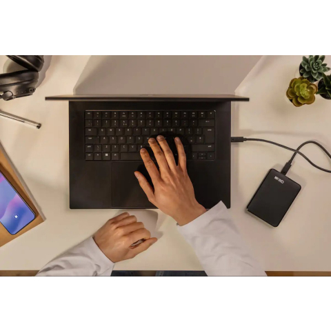 WD Elements Portable USB-C 2TB Zwart