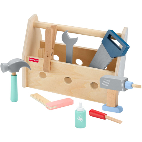 Fisher-Price hout gereedschapkist