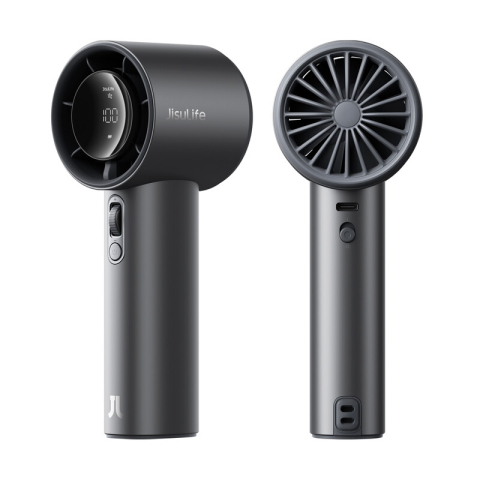 Jisulife Handheld Fan Pro1 S 5000mAh FA53PRO Mini Blower Portable USB Metal Fan - Dark Gray