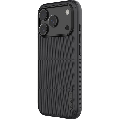 Nillkin Super Frosted Shield Pro Magnetic Case for iPhone 17 Pro - Black (Compatible with MagSafe)