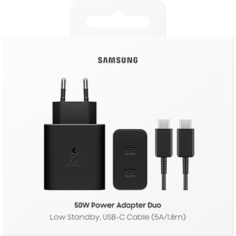 Samsung 50W Power Adapter Duo - Black