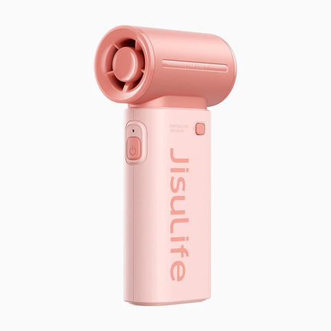 Jisulife Handheld Fan Life9 5000mAh Portable Mini Blower USB Fan - Pink