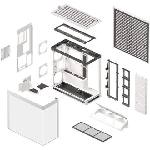 Havn HS 420 VGPU White - Case - Miditower - Wit