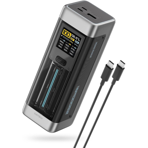 CUKTECH CUK00P23GLBK 210W 2 x USB-C 1 x USB-A - 25000 mAh