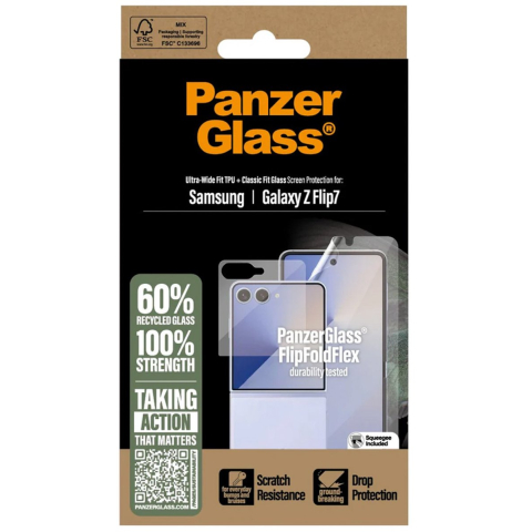 PanzerGlass Screen Protector Samsung Galaxy Z Flip7 | Glass & Film