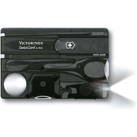 Victorinox Swiss Card Lite - 13 Function Swisscard - White LED Light