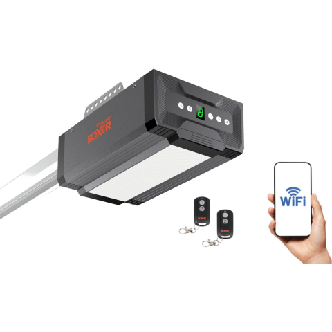 Boxer 5000 premium® Wi-Fi garage door opener incl. 2 pieces remote controls 1000N
