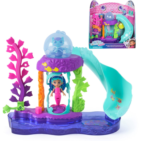 Gabby's Dollhouse Gabby's Movie Mercats Kitty Aquarium Playset