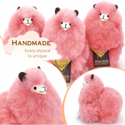 Inkari Alpacas Alpaca small - Cotton Candy - 23CM