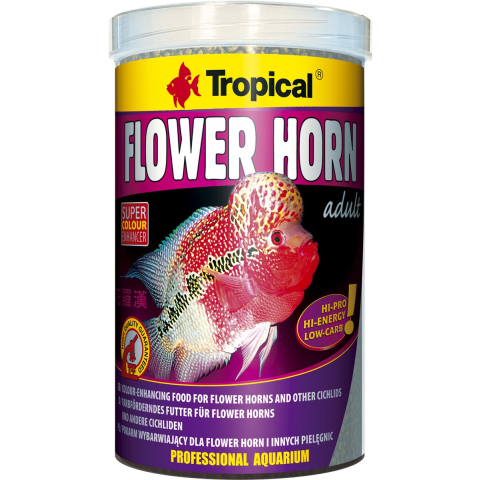 Tropical Flower Horn Adult Pellet 1000 ml. / 400 g.