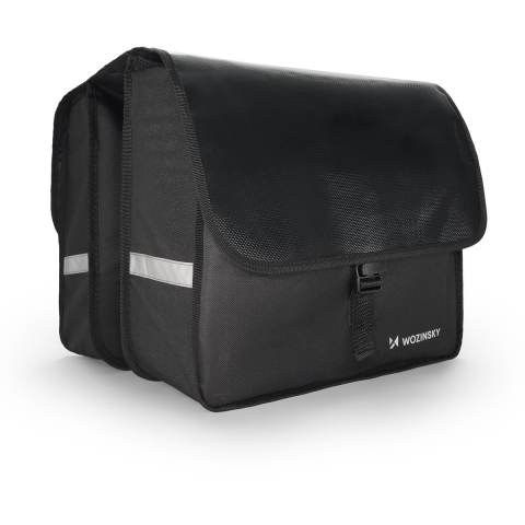 Wozinsky Double Bike Pannier for Trunk 28L Black (WBB34BK)