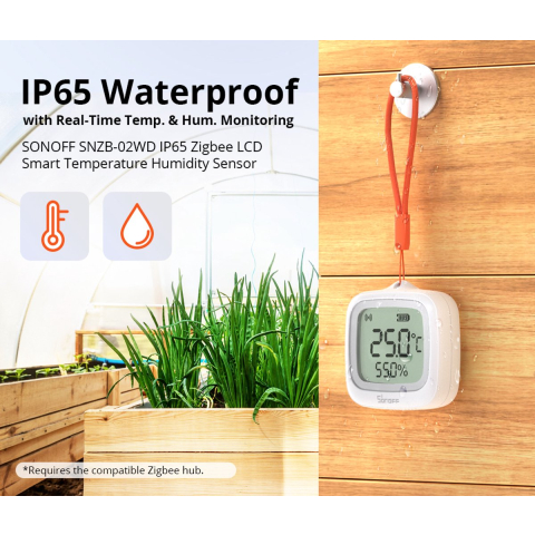 Sonoff ZigBee LCD Temperature & Humidity Sensor - SNZB?02WD