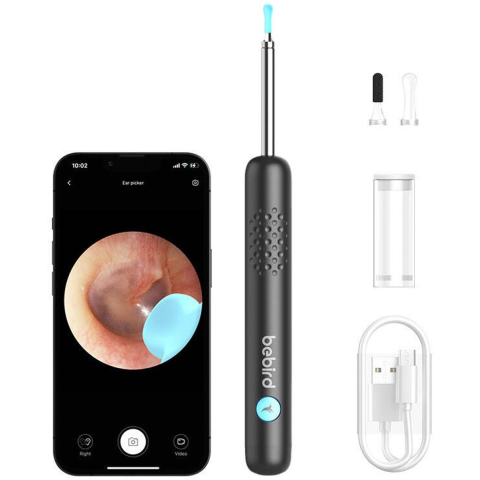 Bebird R1 ear cleaning otoscope with camera (black)