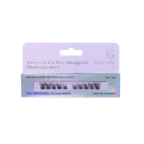 G Beauty Lashes - Press & Go Pre-Mapped Underlashes - Blush