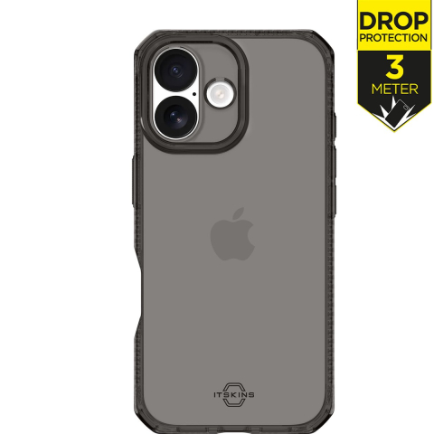 ITSKINS SPECTRUM CLEAR cover for iPhone 17®. Smoke