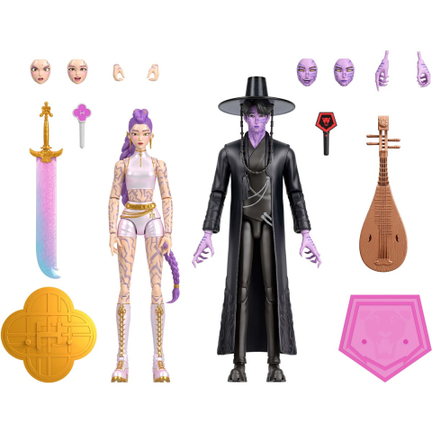 K POP Demon Hunters Action Figure Rumi & Jinu 2-pack