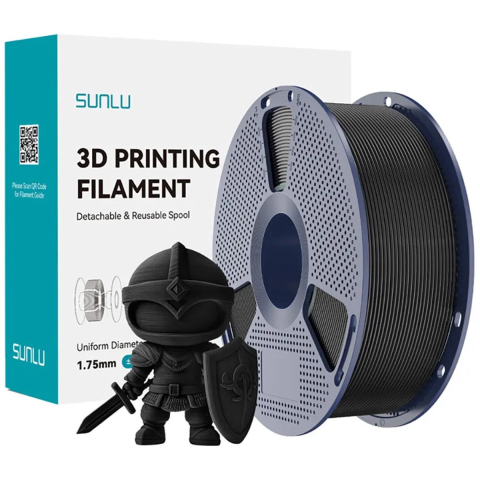 Sunlu PLA+ Filament - Black
