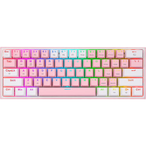 REDRAGON K616-RGB Fizz Pro Pink - US layout - US International - Roze