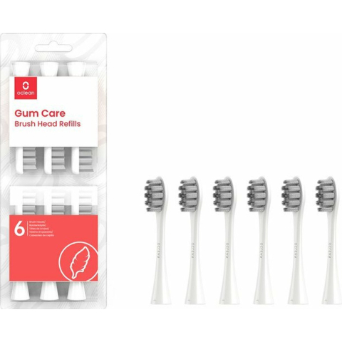 Oclean Tandenborstelkoppen Brush Head Gum Care 6 Pack White