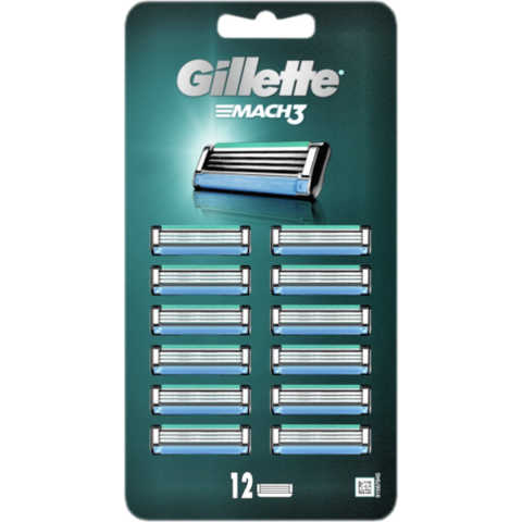 Gillette Mach3 Base 12 pcs