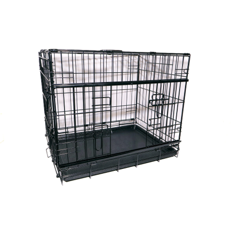 Active canis - Premium Slidingdoor Cage - Black - 91 x 61 x 67