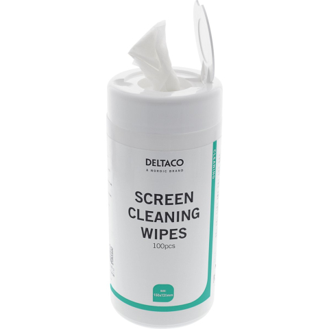 Deltaco Monitor Cleaning Wipes white
