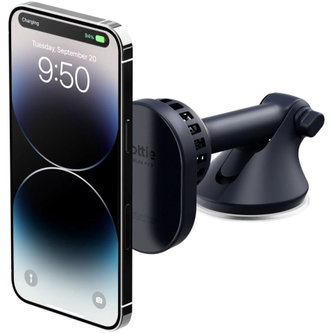 iOttie Velox Pro MagSafe Magnetic Wireless CryoFlow Cooling Dash & Windshield Car Mount