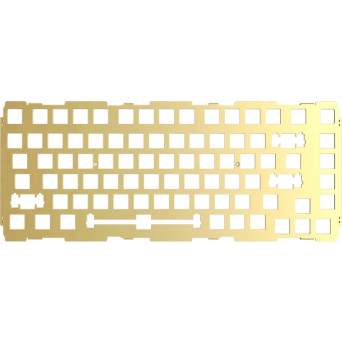 Glorious GMMK PRO 75 % Schakelaar Plate - ISO - Blass - Upgrade accessoires - Goud