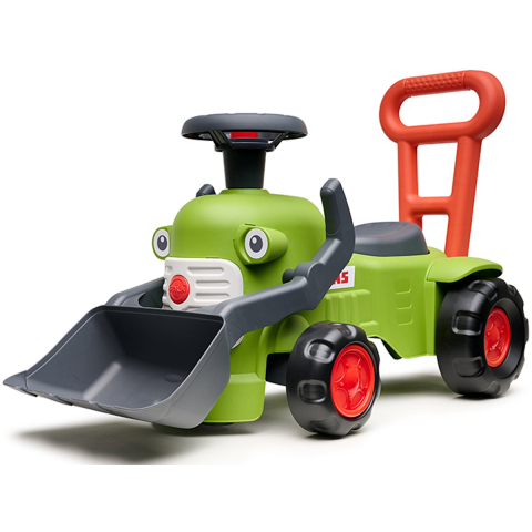 Falk Tractor met stuur, claxon en duwbeugel Claas Vintage