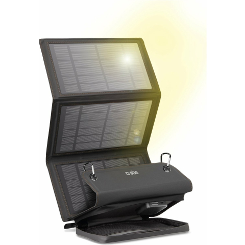 SBS Portable Solar-Powered Battery Charger - 10W