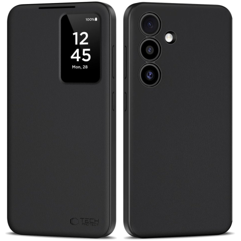 Tech-Protect Smart Wallet Case for Samsung Galaxy S25 FE - matt black