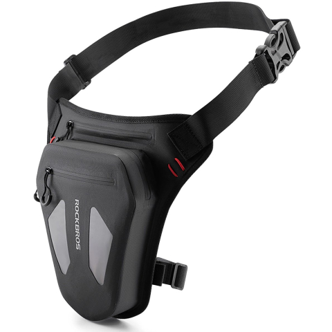 Rockbros Motorcycle Bag for Leg Thigh Waist Shoulder - Black