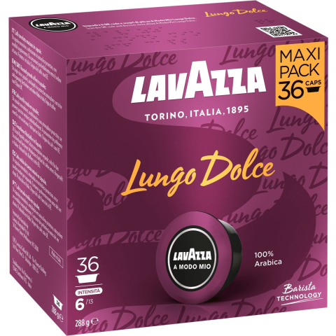 Lavazza A Modo Mio Lungo Dulce caps - 36 pcs