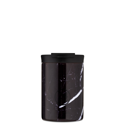 24Bottles Reizen Tumbler 0.35 L - Zwart Marble